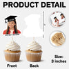 Custom Photo Look Who's Graduating Cupcake Toppers LM32 897703