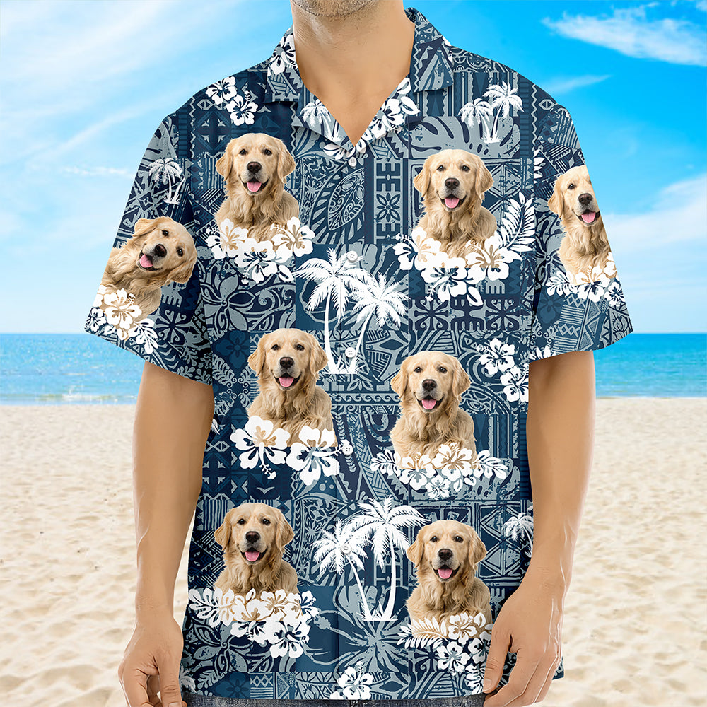 Custom Dog Photo Hawaiian Shirt Summer Gift CH07 896152
