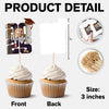 Custom Photo Graduation Ceremony Decoration Cupcake Toppers LM32 893243
