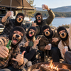 Funny Bear Face 3D Mask, Wildlife Adventure with Friends, Campers LM32 670417