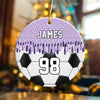 Custom Name Christmas Ceramic Ornament For Baseball, Softball, Soccer, Football, Basketball, Hockey Lover HA75 57056