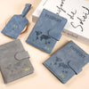 Personalized Name Passport Holder & Luggage Tag Set for Travelers, Custom Travel Gift HA75 919086