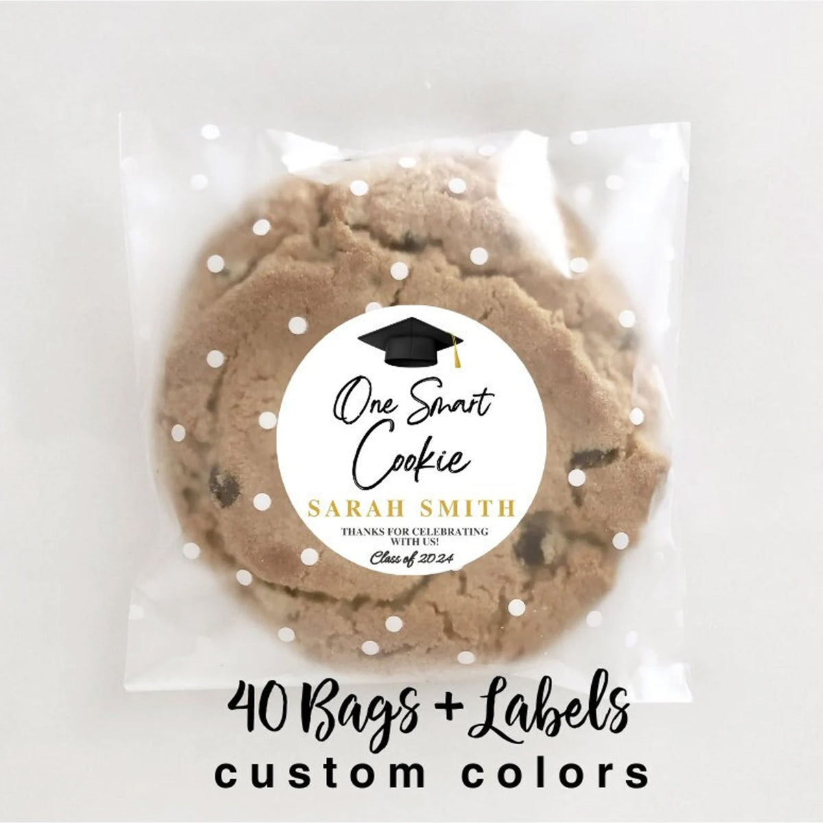 One Smart Cookie 2026 Graduation Labels & Bags HO82 902234