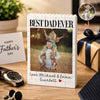 Custom Photo Best Dad Ever Personalized Building Block Father's Day Gift for Dad from Kids HA75 921496