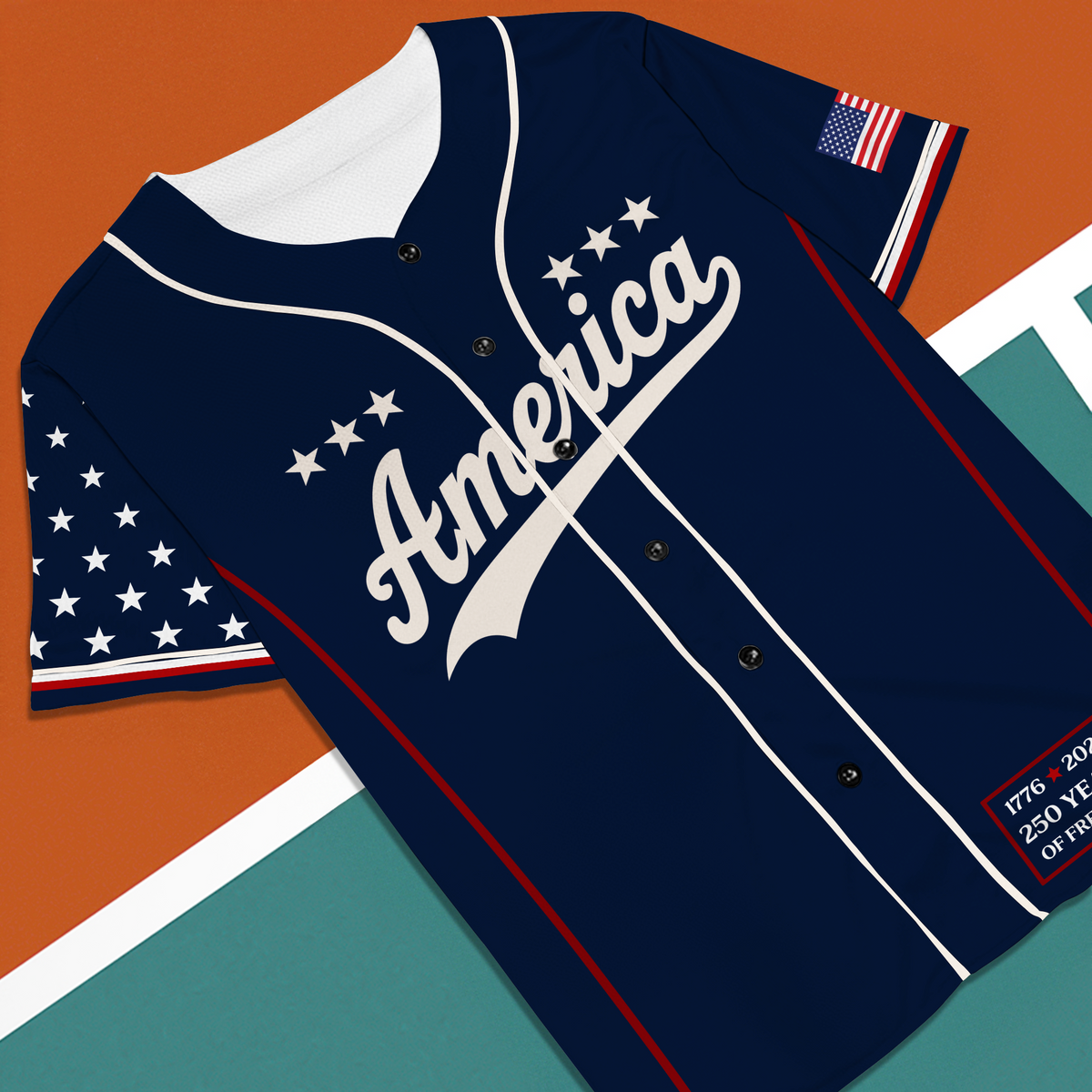 America 1776-2026 250 Years Of Freedom Jersey Shirt TH10 170171