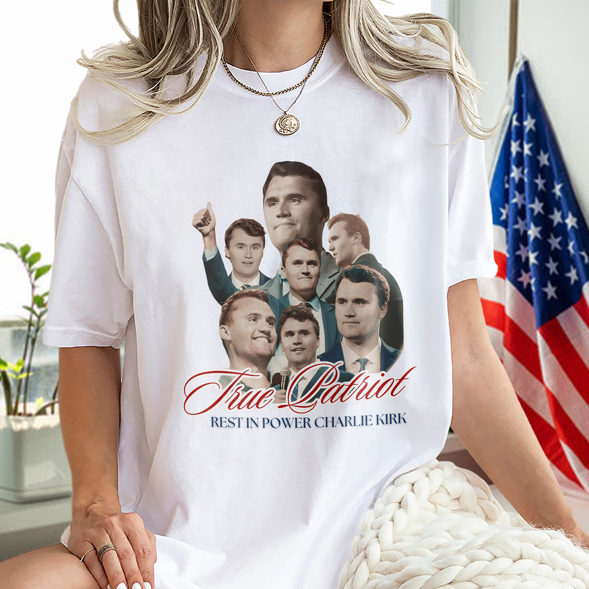 True Patriot Rest In Power Charlie Kirk Bright Shirt HO82 65808