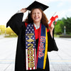 Custom Country Flag Class of 2026 Graduation Stoles HA75 898890