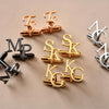 Personalized Initial Cufflinks for Men, Best Man Gifts For Father's Day, Valentine, Groomsmen Gifts LM32 899483