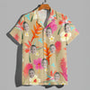 Custom Photo Tropical Flower Hawaiian Shirt For Summer Holiday Ch07 895586