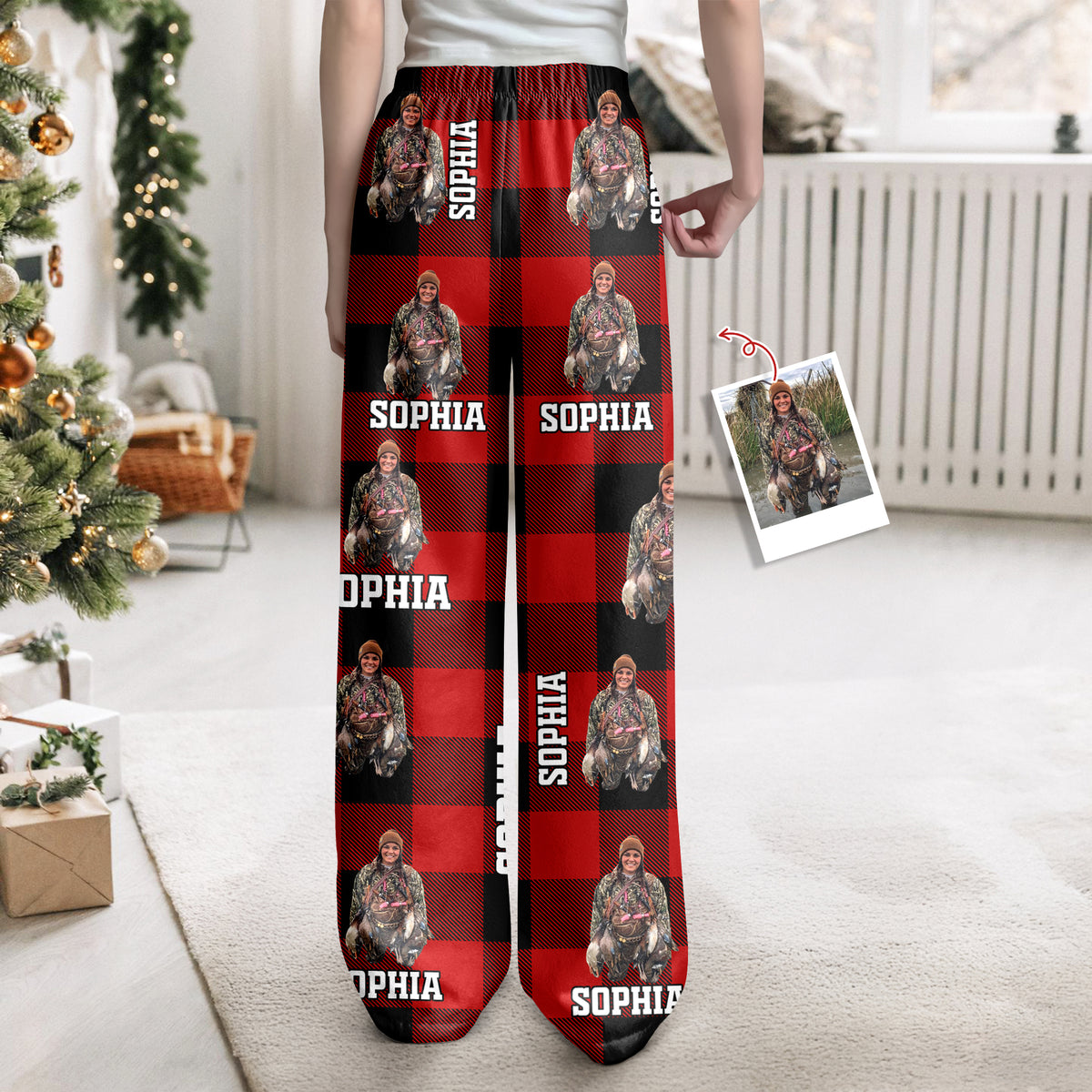 Custom Photo Duck Hunting Sweatpants Christmas Gift For Duck Hunters HA75 898264