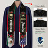 Personalized Country Flag Graduation Stole Sash – Class of 2026 Custom Graduation Gift HA75 898894