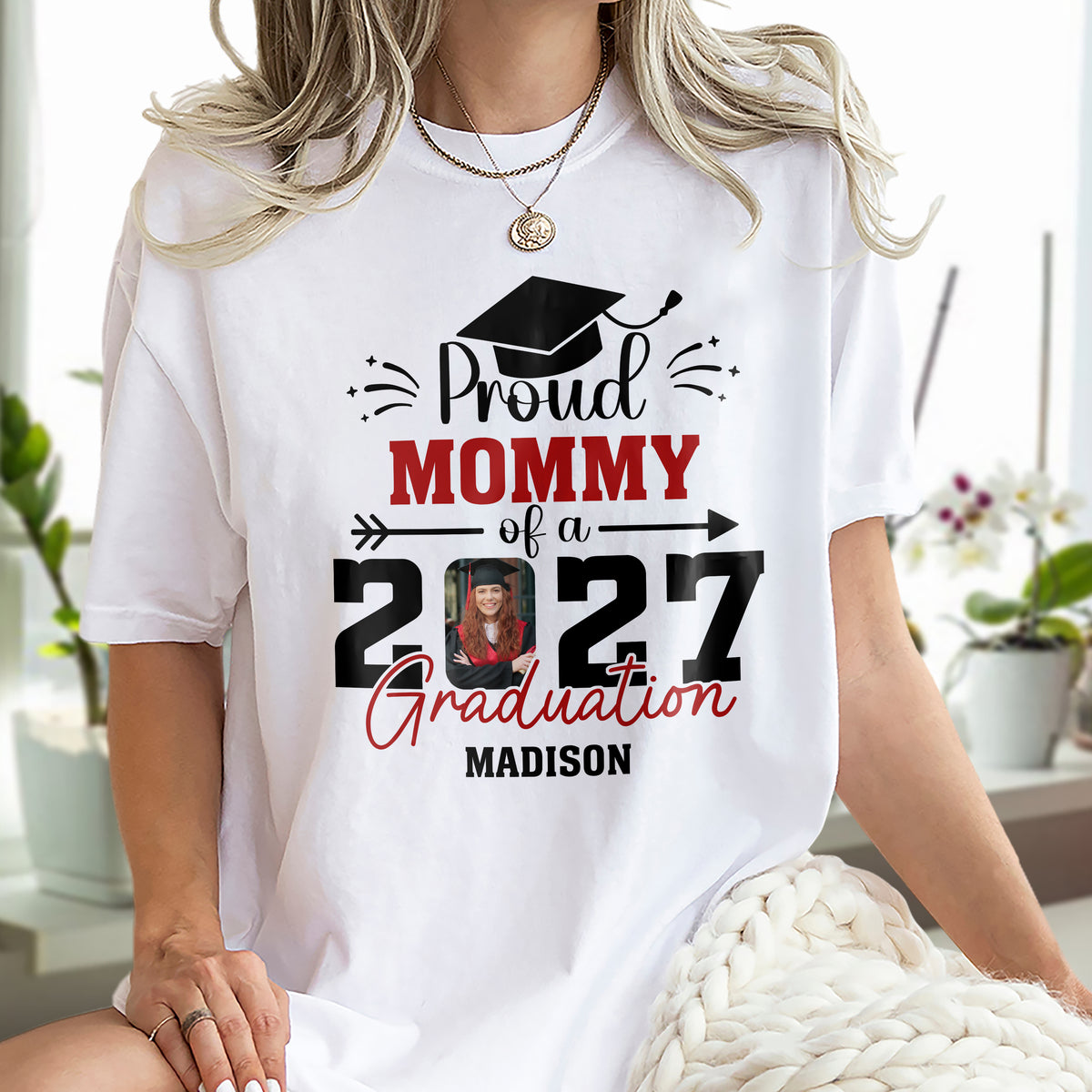 Custom Photo Proud Dad Of A Graduate Personalized Graduation Bright Shirt HA75 920472