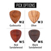 Personalized Gift Name And Icon Wooden Guitar Picks With Case, Box Guitar Player Gift LM32 897387