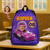 Custom Kid Photo Racing My Own Way Personalized Backpack HA75 921638