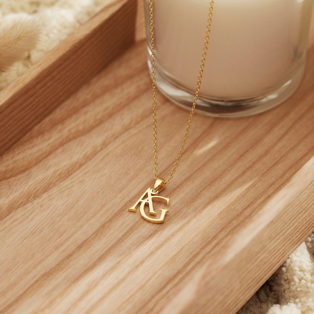 Custom Initial Necklace, Two Letter Necklace, Personalized Double Initial Necklace, Couple Gift for Her HA75 898600