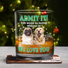 Custom Photo Admit It Life Would Be Boring Without Me - Personalized Whiskey Glass TH10 894323
