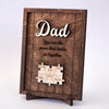 Personalized Father's Day Gift, You Are the Piece That Holds Us Together Wooden Plaque LM32 668999