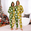 Custom Cat Face Photo Red Green Onesie Pajamas HO82 900384