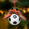 Personalized Soccer Acrylic Ornament, Christmas Tree Decoration for Soccer Players and Fans HA75 919380