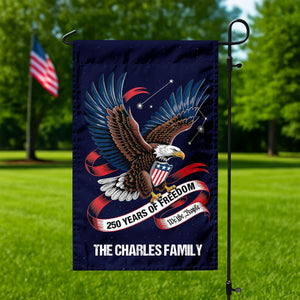 Custom Family Name 250 Years Of Freedom, We The People Garden Flag TH10 898313