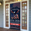 Custom Family Name Faith, Family & Freedom USA 1776-2026 Semiquincentennial Door Cover TH10 898447