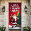 Custom Santa Background Welcome To My Home Decoration Door Cover LM32 895655
