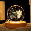 Custom Photo Dog Memorial Engraved Crystal Photo With Light TH10 898177