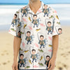 Custom Human Face Bass Fishing Hawaii Shirt For Fisherman LM32 893335
