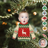 Custom Face Kid Funny Kid Ugly Sweater Acrylic Ornament For Christmas HA75 897844