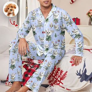 Custom Photo Pet Christmas Pajamas Gift For Pet Lovers LM32 897421