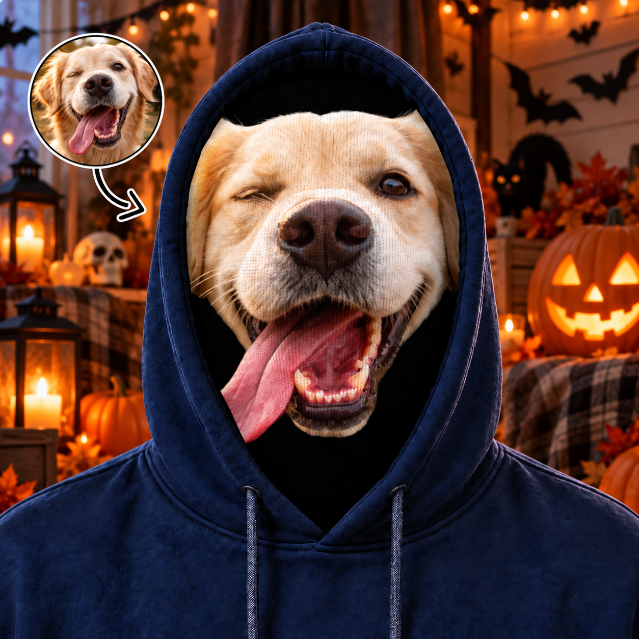 Custom Dog Photo Who Let The Pets Out Balaclava Mask - Gift For Halloween, Dog Lovers HO82 903910