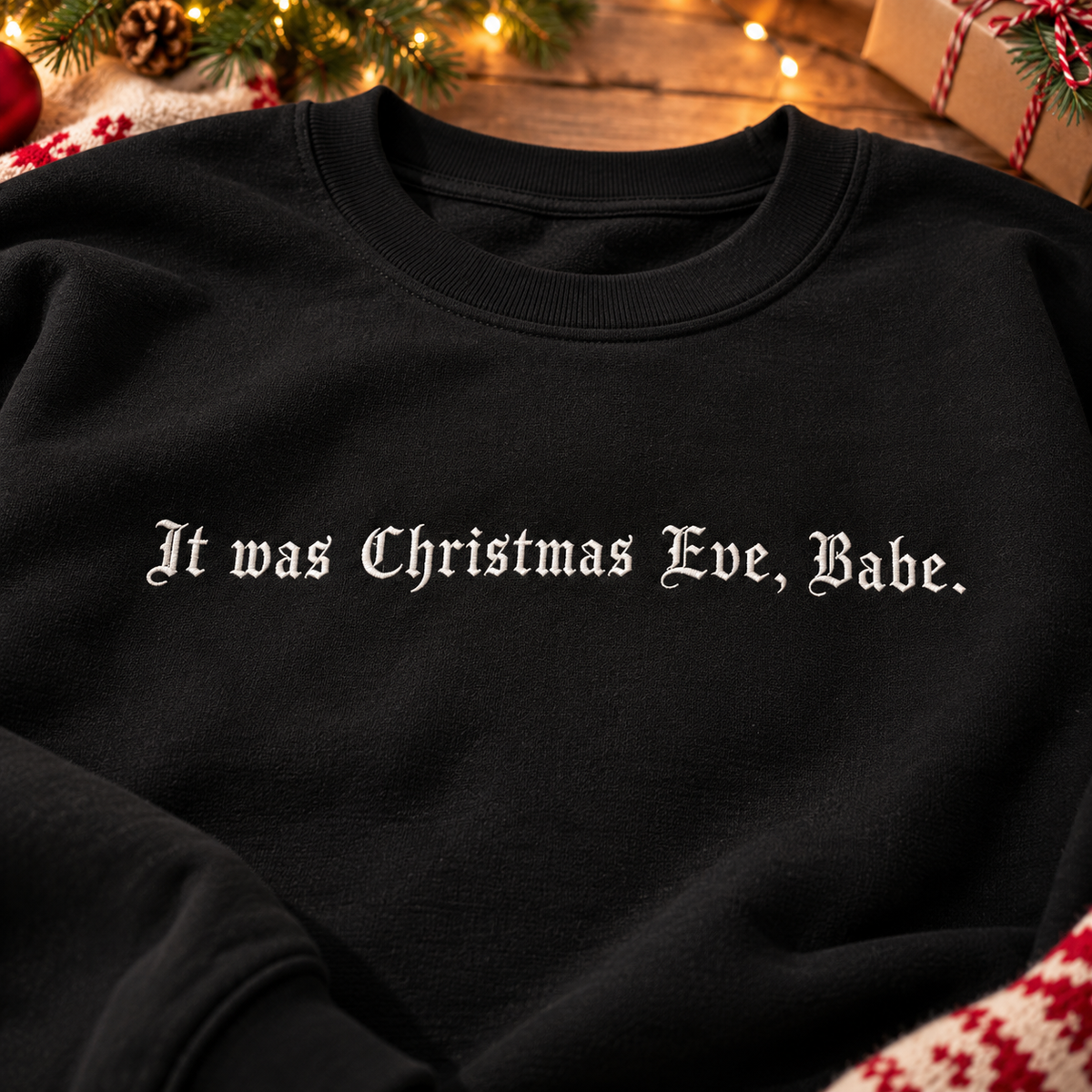 You Crumbag You Maggot Funny Christmas Shoulder to Shoulder Sweatshirt & Hoodie - Personalized Christmas Jumper Gift For Yourseft, Friends, Family HO82 904042