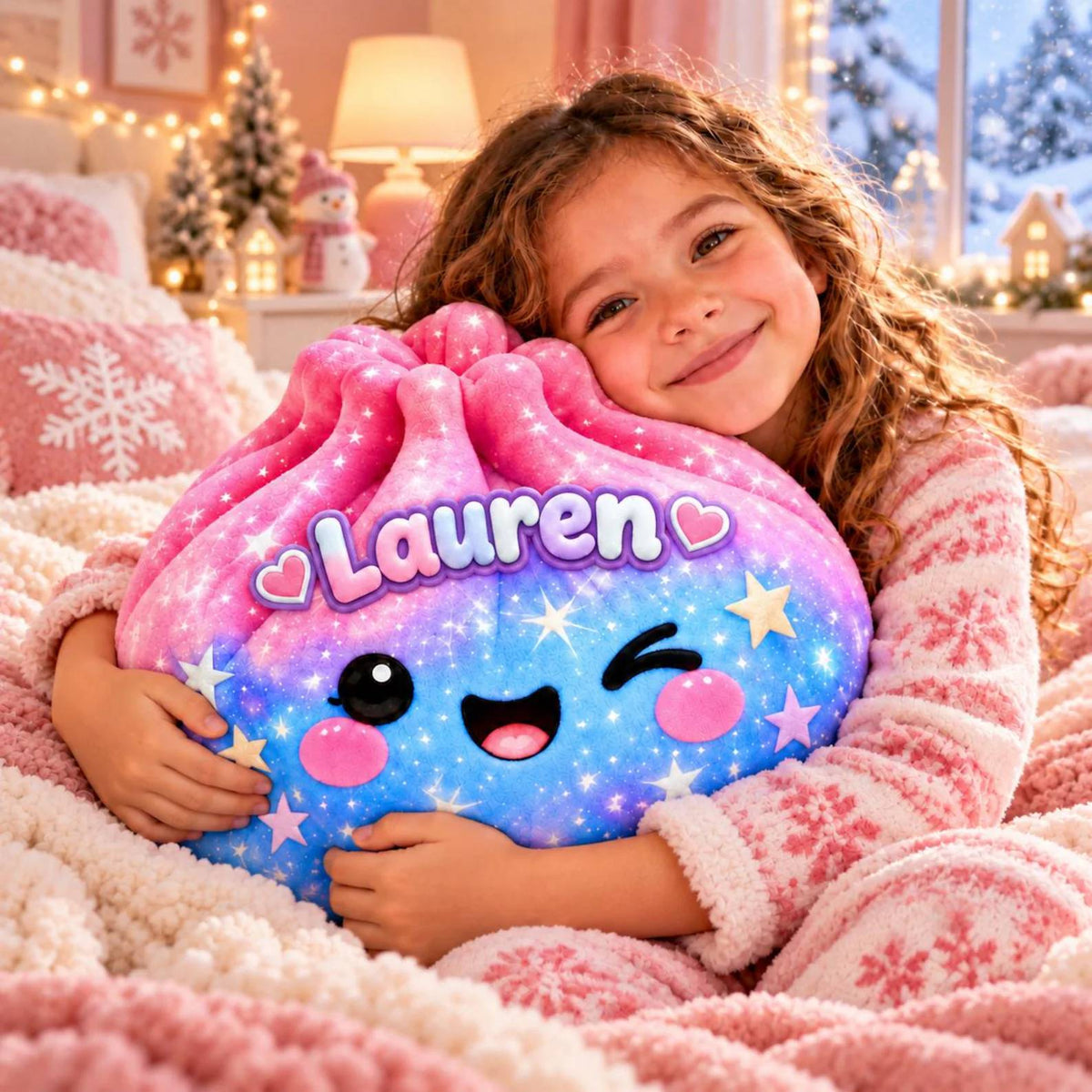 Personalized Name Dumpling Shaped Pillow - Squishy Toy for Kids HO82 904250
