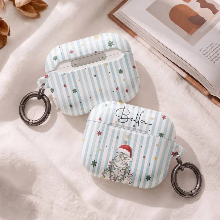 Custom Pet Portrait Watercolor Protective Case For AirPods - Gift For Pet Owners, Dog Lovers HO82 904140