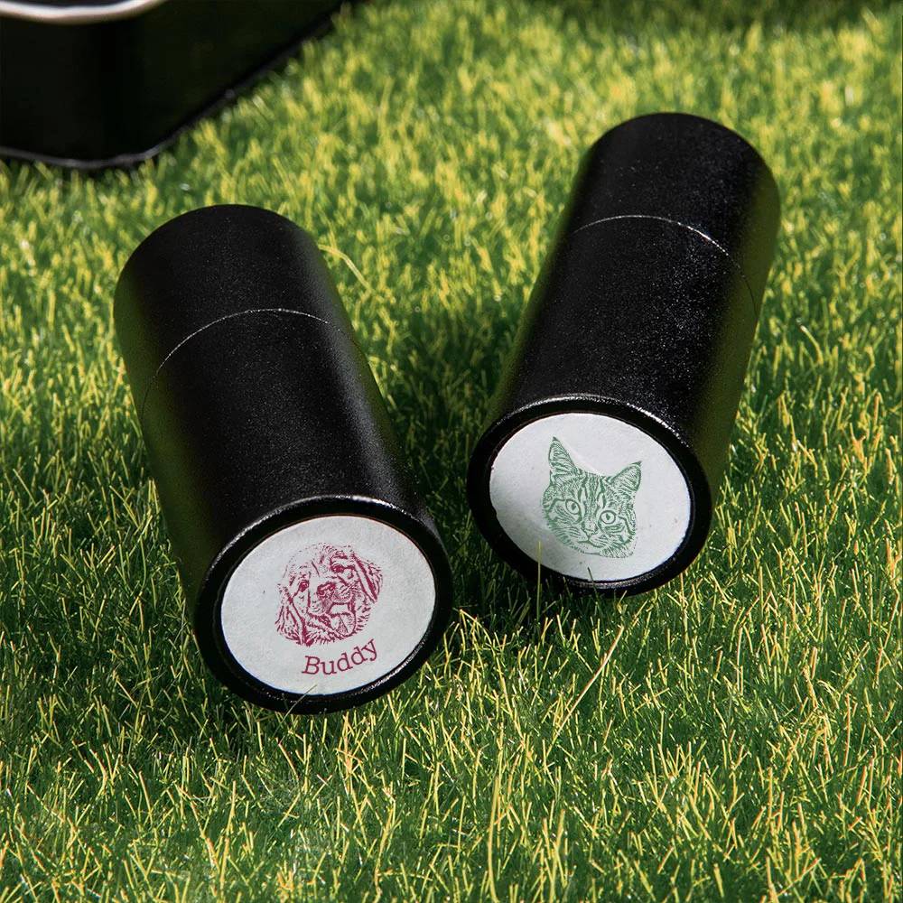 Personalised Dog Cat Pet Portrait Photo Golf Ball Stamp, Birthday Gift for Golf Players, Pet Lovers HO82 900620