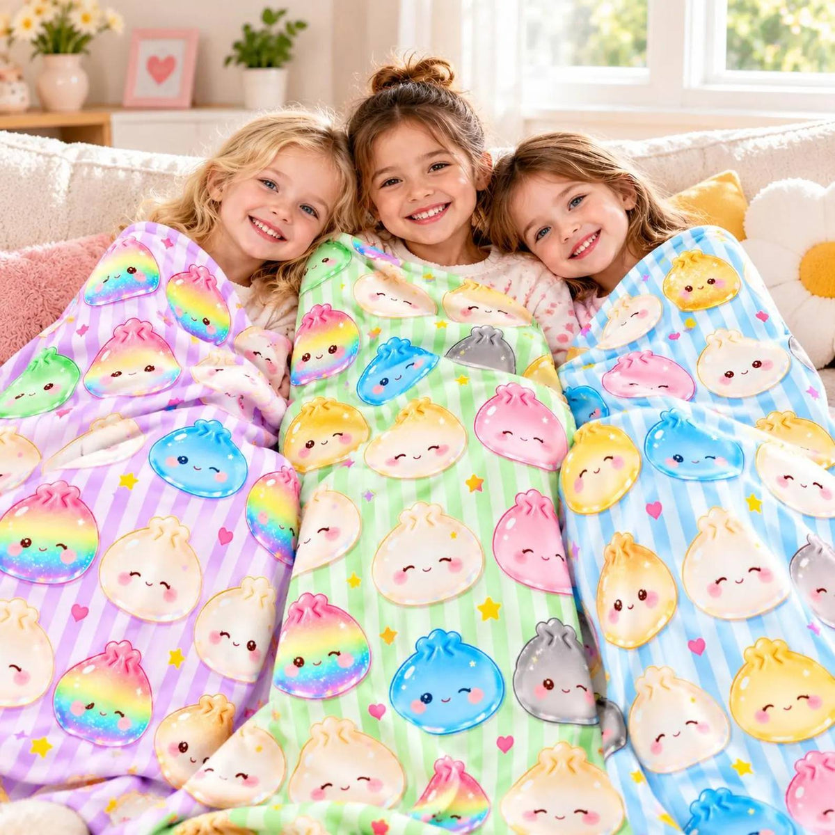 Personalized  Dumpling Blanket for Kids, Dumpling Lover Gift HO82 904244