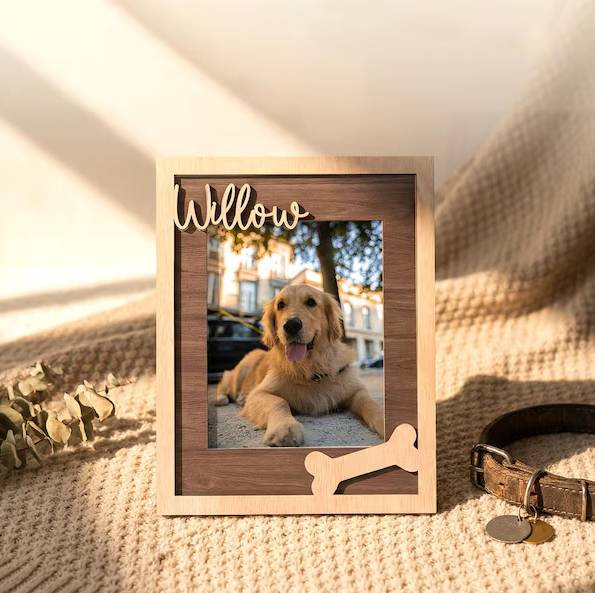 Custom Photo Dog Cat Memorial 3-Layer Wooden Plaque Gift For Pet Lovers HO82 894550
