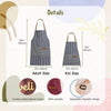 Personalized Cooking and Painting Apron With Pocket - Family Aprons, Birthday Gift HO82 904292