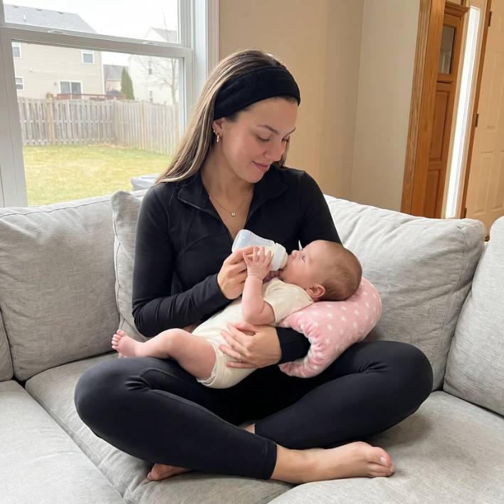 Personalized Baby Nursing Arm Pillow For Breastfeeding HO82 903772