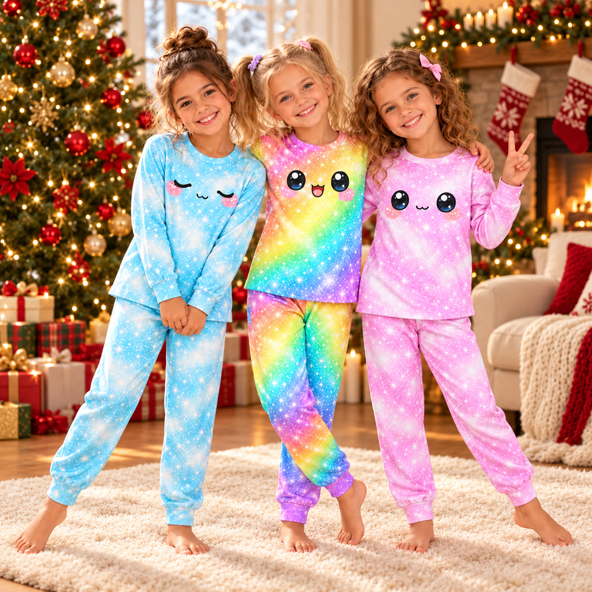 Custom Name Cute Dumplings Emoji Gift For Squishy Hunter, Christmas Sleepwear TH10 171589