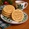 Personalized Custom Family Name Merry Christmas Cookie Stamp TH10 171511