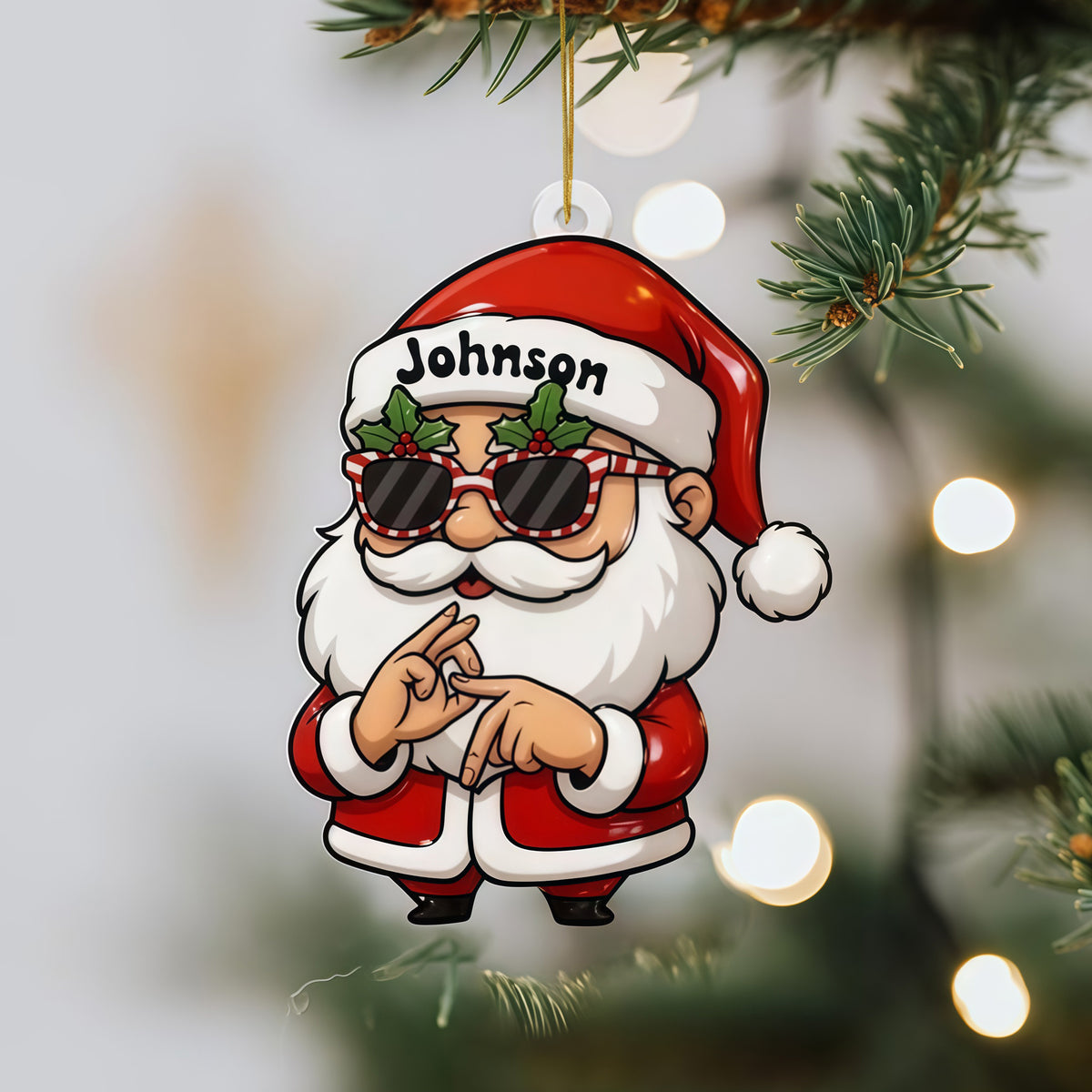 Personalized 6 7 Christmas Acrylic Ornament 2025 Funny Meme Decor CH07 899218