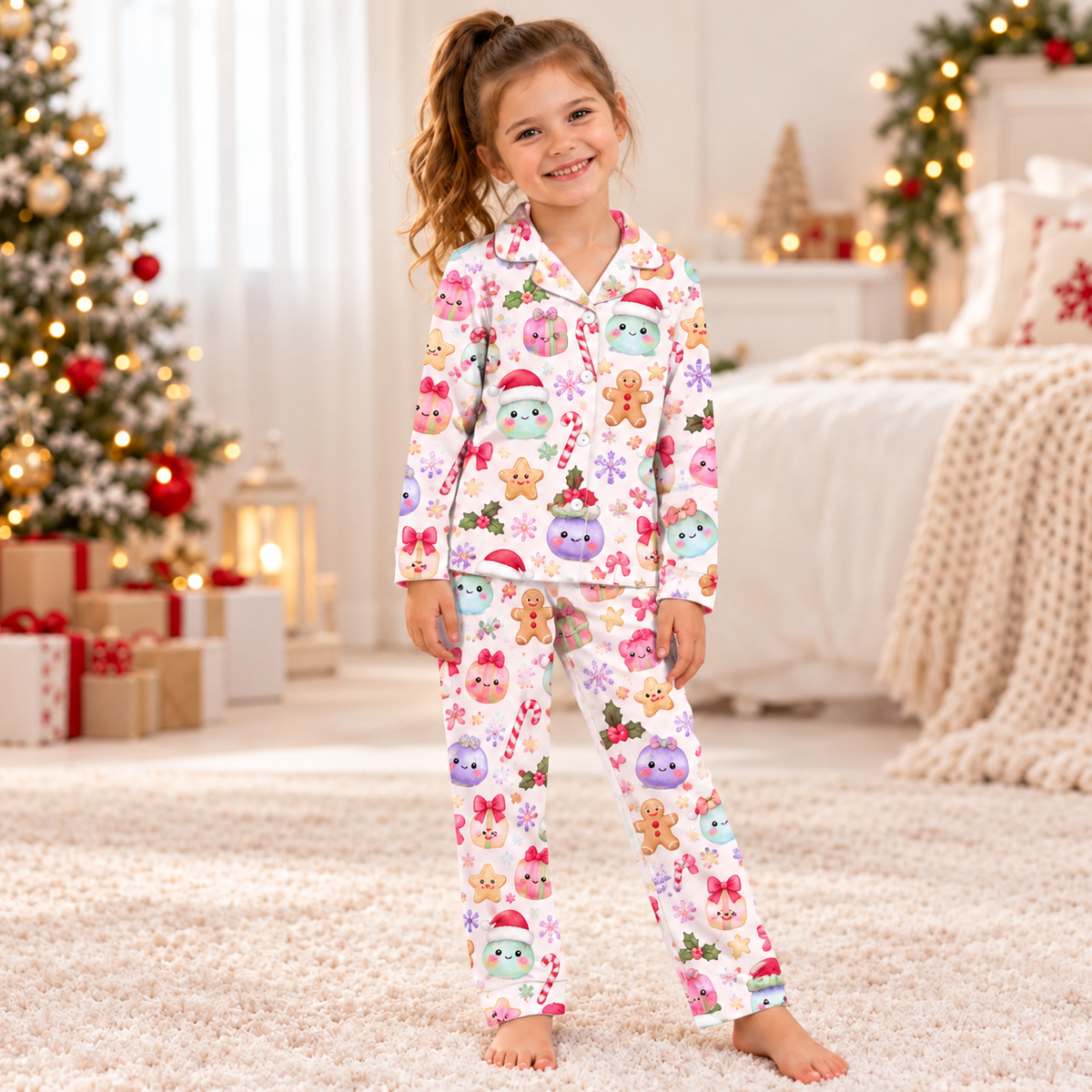 Dumpling Pajamas, Christmas Gift For Kids TH10 171625