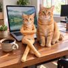 Custom Poseable Mini Doll, Funny Gift For Dog Cat Lover TH10 171457
