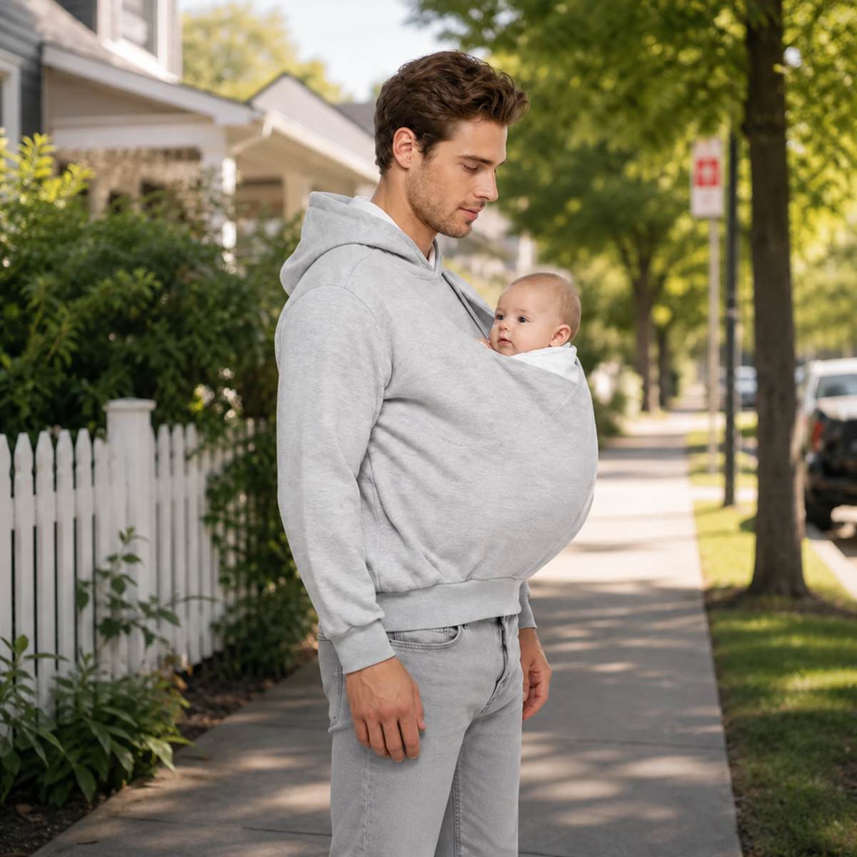 Hands-Free Baby Carrier Hoodie For Dad TH10 171167