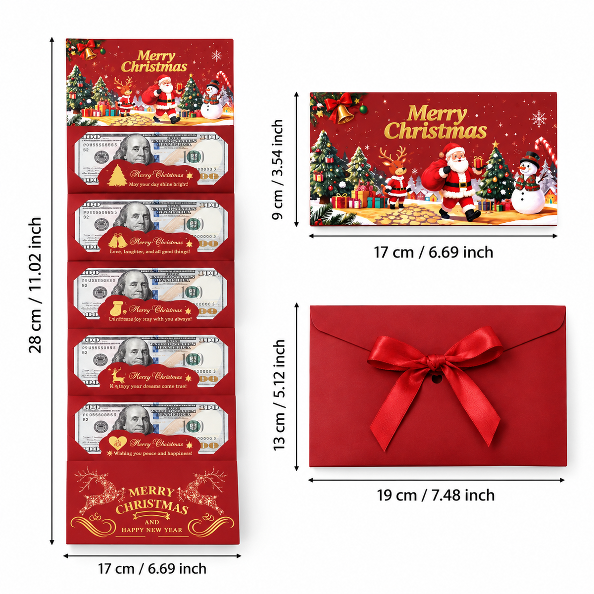 Merry Christmas Money Gift Envelope, Surprise Gift Christmas Money Holder HO82 903620