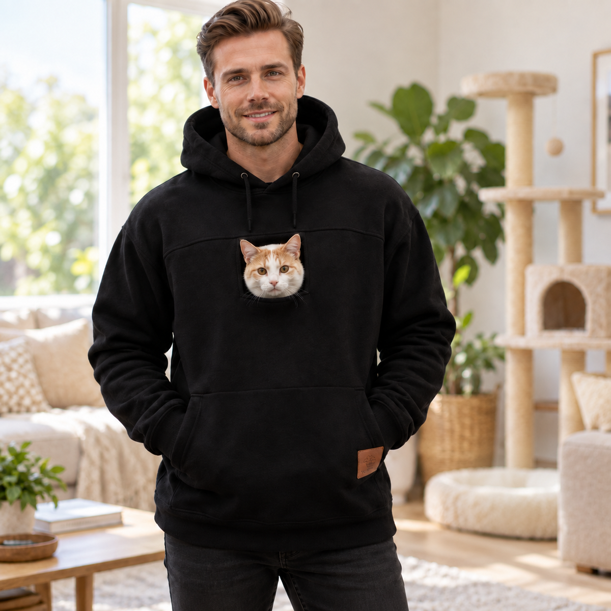 Hands-Free Carrier Hoodie For Dog Cat Mom TH10 171141