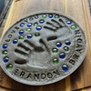 Personalized Garden Stone Kit – Handprint Garden Stone – Fathers Day Gift for Dad or Grandpa TH10 169909
