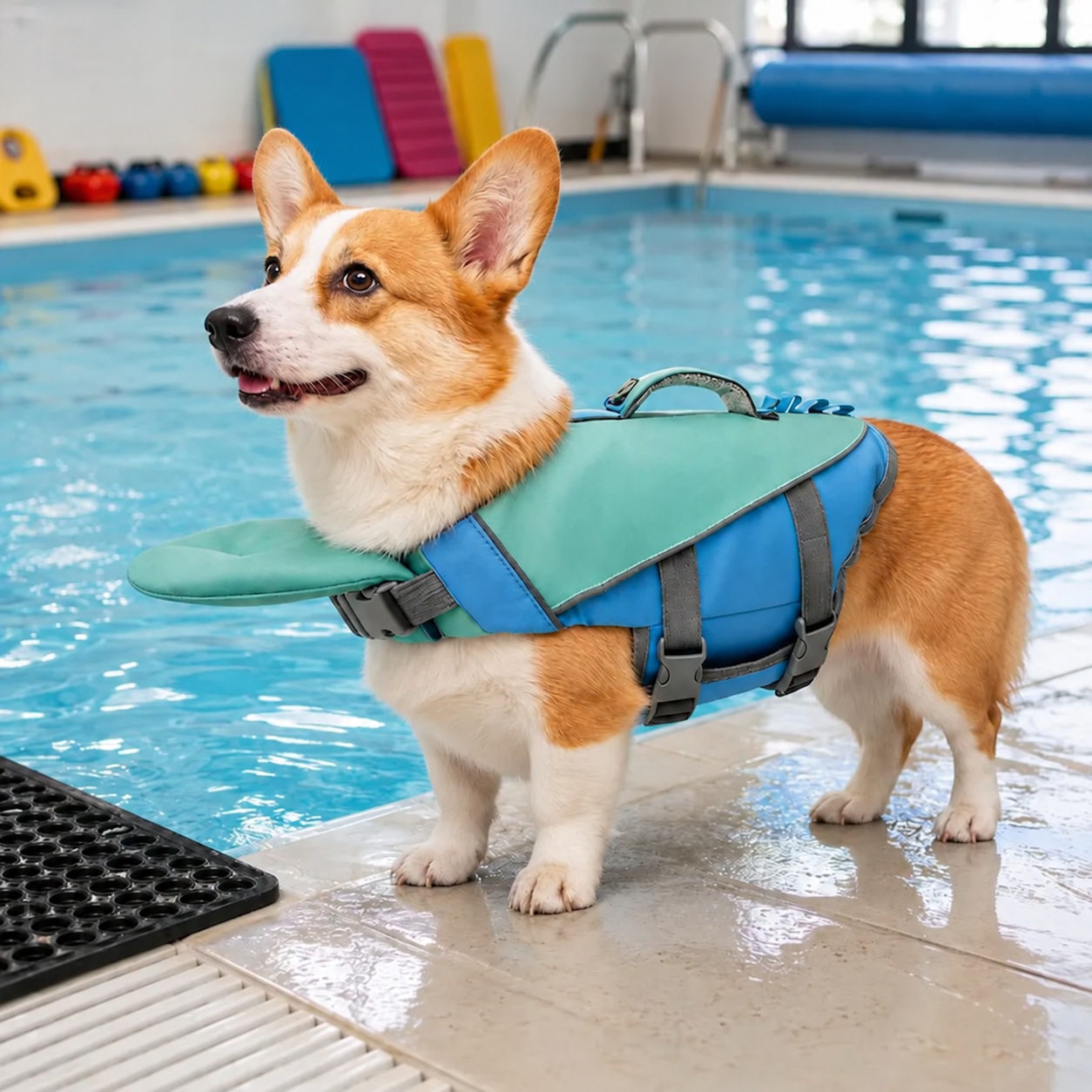 Dog Life Jacket Life Vest with Handle Aid Float HO82 903632