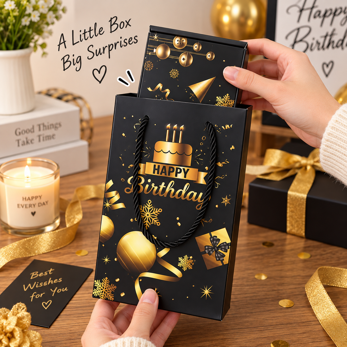 Birthday Party Pop-Up Money & Photo Box, Surprise Pop-Up Money Box Gifts HO82 903710